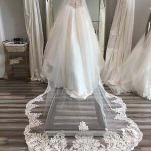 Beautiful cathedral veil